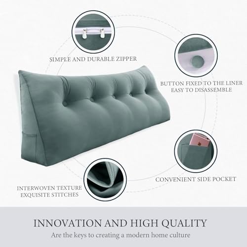 14 lbs Thickened Wedge Pillow Headboard Body Positioner Backrest Support - Image 3