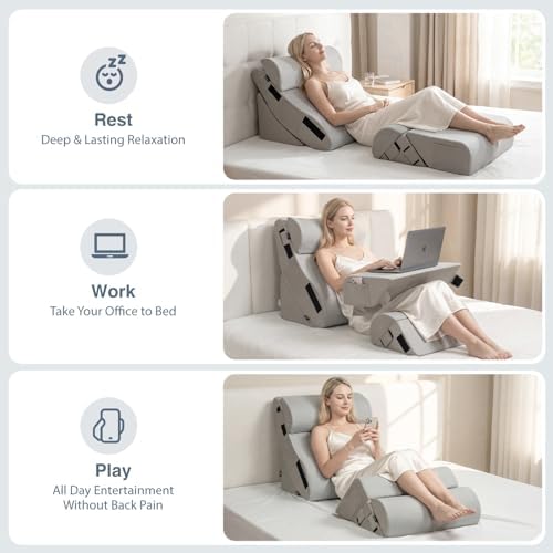 FifthQuarter 6PCS Orthopedic Wedge Pillow Set - Image 2