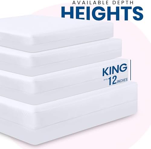 Waterproof Zippered Mattress Protector King Pack of 2 - Image 2