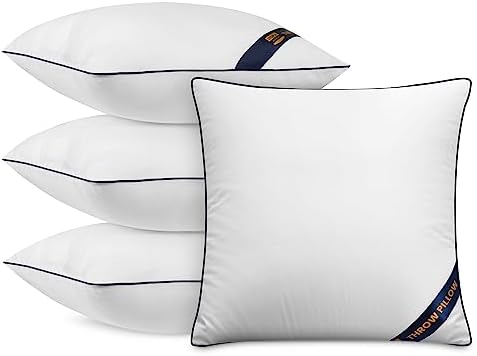 Utopia Bedding 12x12 Throw Pillow Inserts, Decorative Pillows by UTOPIABEDDING