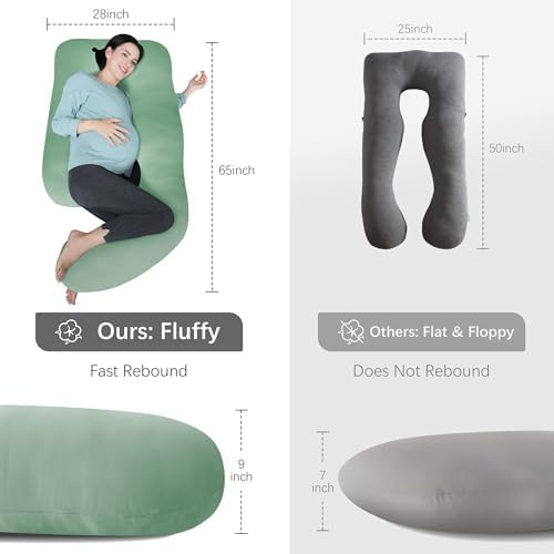 MOON PARK Pregnancy Pillows for Sleeping - Image 7