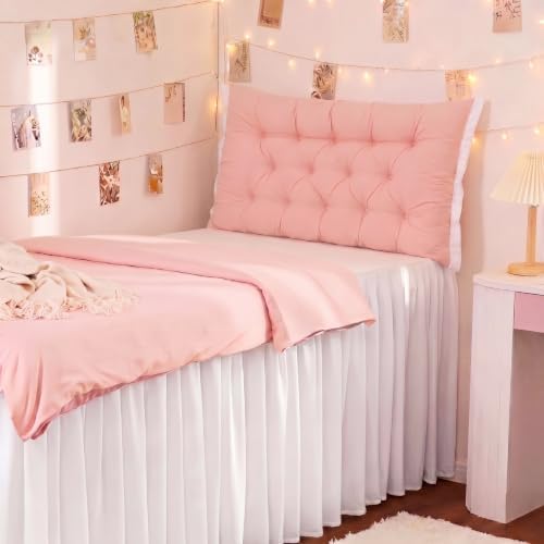 Threehoney Extra Large Dorm Bed College Headboard Pillow by Threehoney