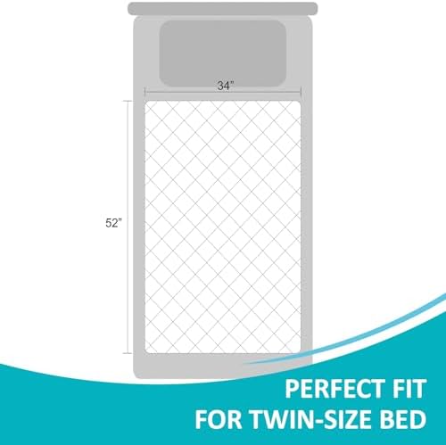 34"x52" Washable Waterproof Bed Pads, 2 Pack, Incontinence Bed Pads - Image 5