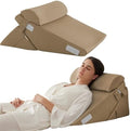 Bedluxe Wedge Pillow Set for After Surgery, Orthopedic Bed Wedge by Bedluxe