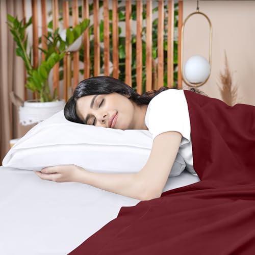King Size Flat Sheet Only, Ultra Soft & Breathable Hotel Sheets - Image 5