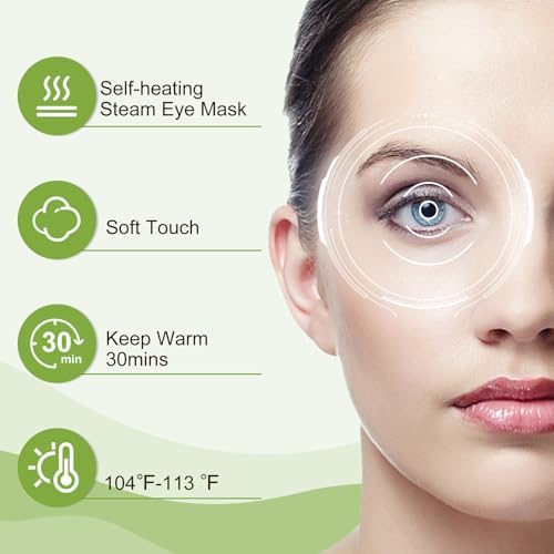 XPCARE 32 Pack Steam Eye Mask Disposable - Image 6