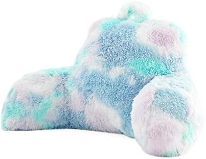 Cozy Fur Backrest Pillow with Arms, Premium Filling, Great Back Support Reading - Image 3