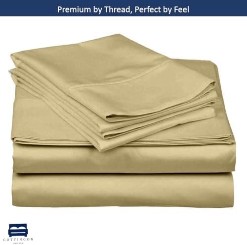 4 Piece Flex Head King Sheet Set 34" Top, 100% Egyptian Cotton - Image 7