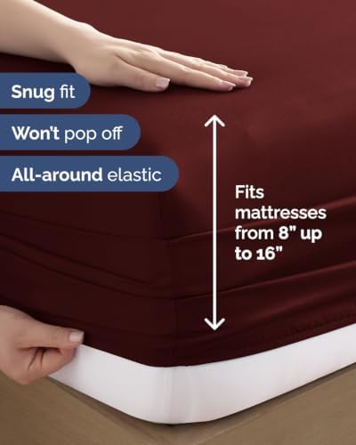 Queen 6 Piece Bed Sheet Set - Image 3