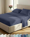 California Design Den 100% Cotton Sateen Split King Bed Sheets Set by CaliforniaDesignDen