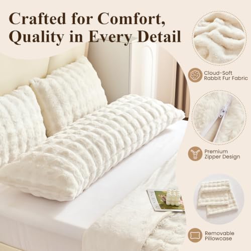 SHOUREN Large Body Pillow, Long Bed Pillow - Image 2