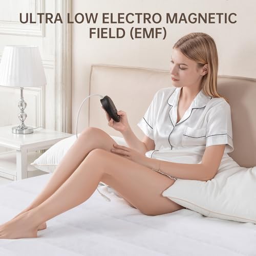 Bwarm Electric Heated Mattress Pad Cal King Size 72" x 84", Bed Warmer - Image 6