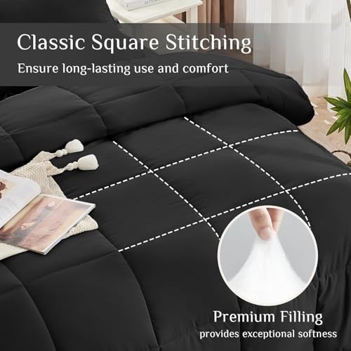 JOLLYVOGUE King Comforter Set, Ultra-Soft Bed in a Bag King Size 7 Pieces - Image 3