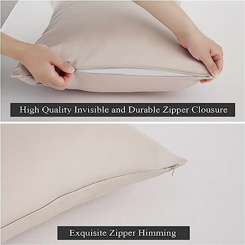 100% Egyptian Cotton King Size Pillow Protectors - Image 4