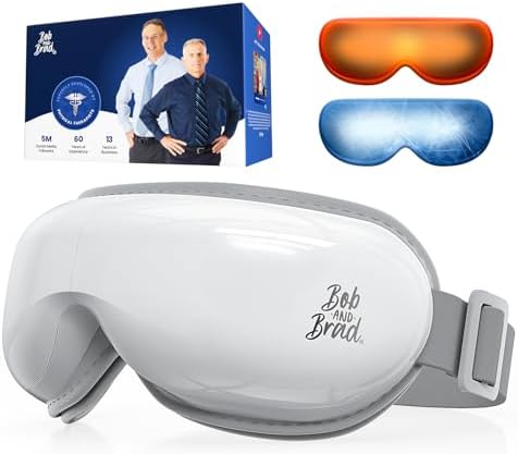 BOB AND BRAD Eye Massager with Heat and Cooling, FSA-HSA Eligible, Heated Eye by BOBANDBRAD