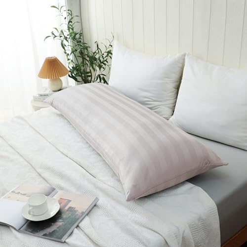 100% Cotton Zippered Body Pillow Protectors 1 Pack - Image 3