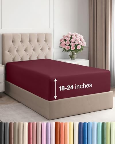 CGK Linens Deep Twin XL Fitted Sheet by CGKUnlimited