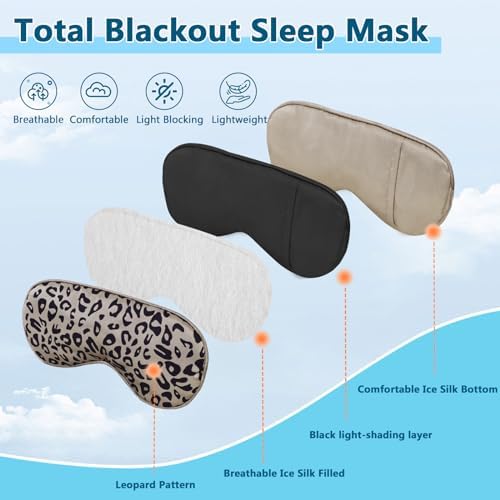 Sleep mask w/Cooling Gel Eye Mask, Heated Eye Mask - Image 3