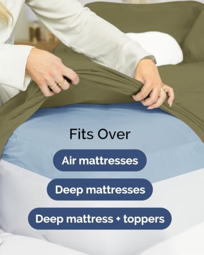 CGK Linens 2 Pack Extra Deep Twin Fitted Sheets - Image 7