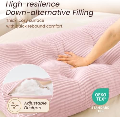 Sasttie Headboard Pillow Queen, Bed Wedge Pillow Headboard - Image 4