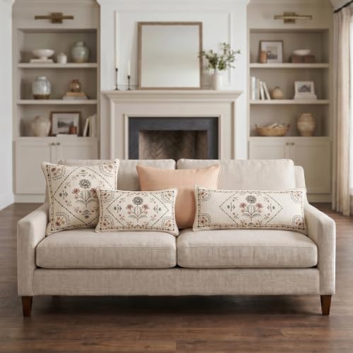 ISAENNE Designer Linen Throw Pillow Cover - Image 4