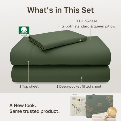 California Design Den Luxury 600 Thread Count Twin XL Sheets - Image 3