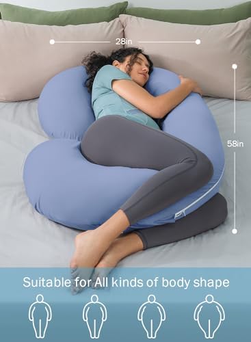 INSEN Cooling Pregnancy Pillow, Maternity Pillow - Image 7