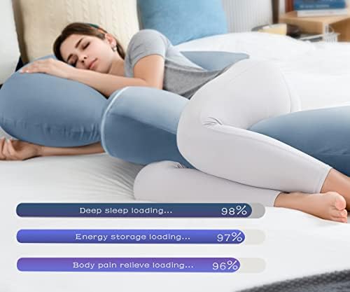 INSEN Pregnancy Pillow for Sleeping, Body Pillow for Pregant Women, L Shaped - Image 4