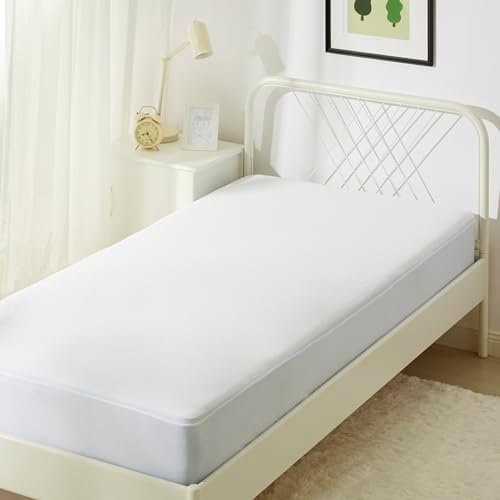 Amazon Basics Waterproof Mattress Protector, Silent Protection by AmazonBasics