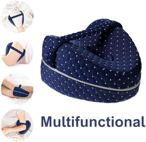 Knee Pillow for Side Sleepers Hip Alignment Pillow Memory Foam Leg Pillows for - Image 4
