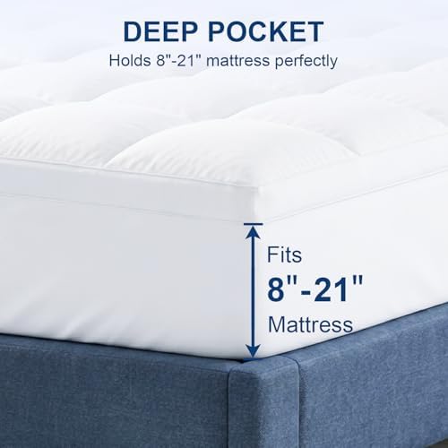 Full Mattress Topper, 900 GSM High-Fill Design, Fuller & Plusher Feel - Image 6