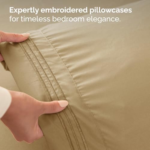 Split King Size 5 Piece Sheet Set - Image 6