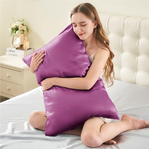 INFIIXSO Silk Pillow Cases Queen Size Set of 2, Hidden Zipper - Image 3