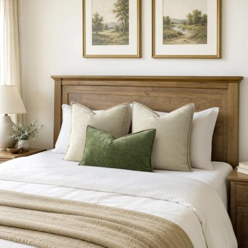 MIULEE Decorative Couch Throw Pillow Covers 18x18 Inch Cream White 2 Pack - Image 6
