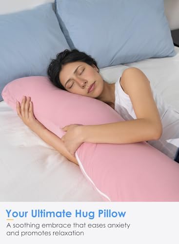 QUEEN ROSE Body Pillow for Side Sleepers, Cooling S Shaped Hug Pillow - Image 7