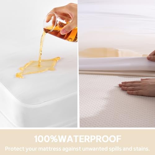 Twin Mattress Protector Zippered Waterproof - Image 2
