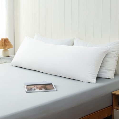 100% Cotton Zippered Body Pillow Protectors 1 Pack by ShunjieHome