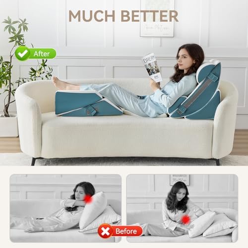 Yojoker 9PCS Orthopedic Bed Wedge Pillow Set - Image 2