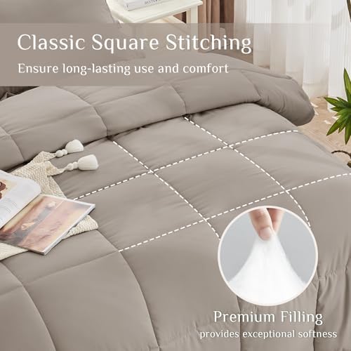 JOLLYVOGUE Twin XL Comforter Set, Ultra-Soft Bed in a Bag Twin XL Size 5 Pieces - Image 3