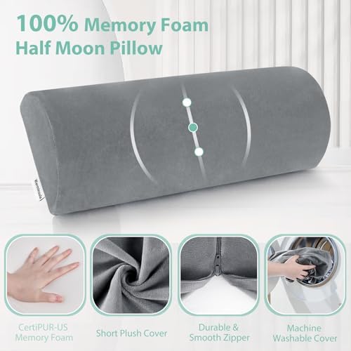 Half Moon Pillow, Memory Foam Leg Pillows - Image 6