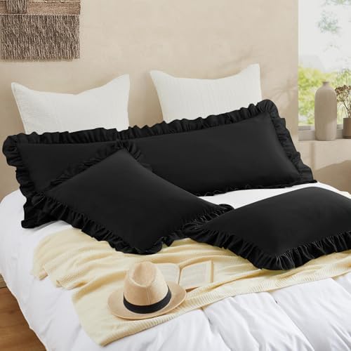 Ruffled Pillow Cases, Queen 20"x30" - Image 3