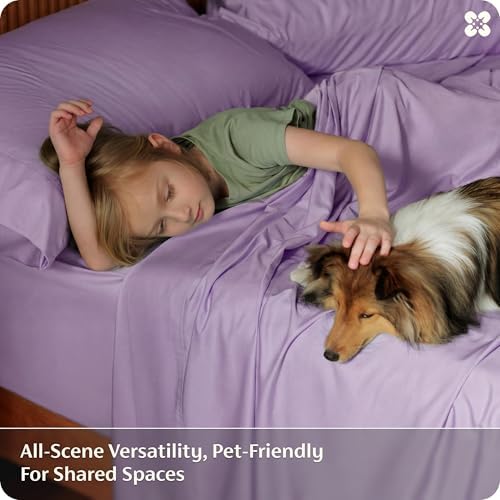 Bedsure PureWoven 100% Rayon Derived from Bamboo, Full Size Sheets - Image 6