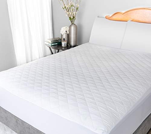Masirs Twin Mattress Pad Protector Waterproof – Quilted Fitted Mattress Cover - Image 7
