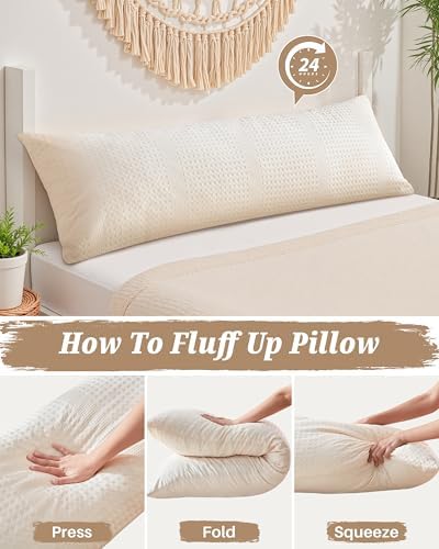 YZ HOME Waffle Weave Body Pillow - Image 6