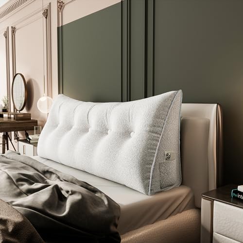 11 lbs Thickened Wedge Pillow Headboard Body Positioner Bed Backrest Support - Image 2