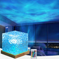 Ocean Projector Light, 16-Color Ambient Lighting Room Decor, Wood Base by KidoYean