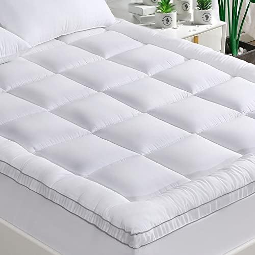 GRT Twin Pillowtop Mattress Topper, Rayon from Bamboo Mattress Cover Padded by GRT