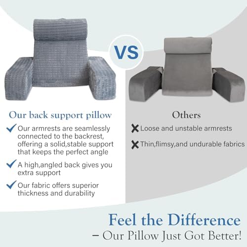 Reading Pillow for Bed Sitting Up - Image 3