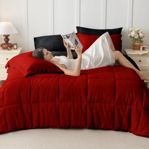JOLLYVOGUE Full Comforter Set, Ultra-Soft Bed in a Bag Full Size 7 Pieces - Image 6
