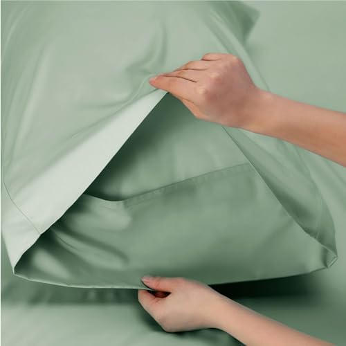 Bedsure PureWoven 100% Rayon Derived from Bamboo, Twin XL Sheets, 3 Pieces - Image 5